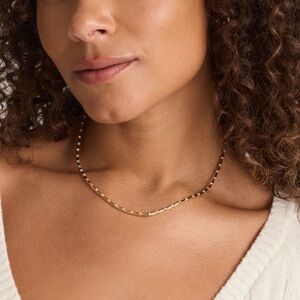 Madewell Bar Chain Tennis Necklace